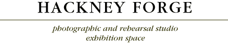 Hackney Forge: photographic & rehearsal studio,exhibition space
