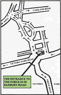 map showing location